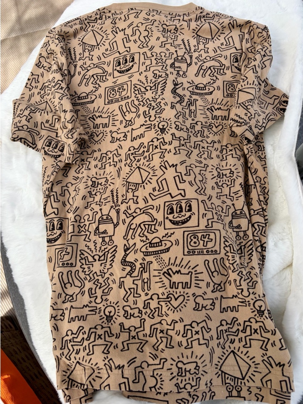 IT’S ALMOST PRIDE TIME!! Keith Haring Short Sleeve Tee with gold signature - Picture 2 of 5